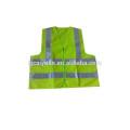 Colete reflector de segurança com fita de PVC reflexiva elevada jaquetas reflexivo para manter as pessoas trabalhando de segurança fora